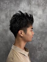 スピン 本八幡(SPIN)&nbsp;MEN’S HAIR/サーフカール/刈り上げセンターパート/本八幡