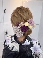 アリープアウル(ALEAP owl)&nbsp;ヘアセット/ヘアアレンジ/お団子/アップスタイル/浴衣