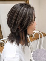 2席のみの美容室 アナイス(Anaiss)&nbsp;ハイライトデザインカラーグレージュ＊