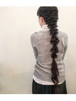 ●ロースタイル  ルーズ編みおろしアレンジ
