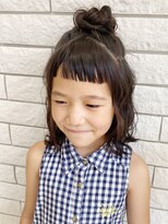 ビューティー シャレンド&nbsp;キッズ★かわいい無造作カール×お団子スタイル