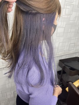 ヘアリゾートユア 新大久保店(hair resort YuA) 紫カラー