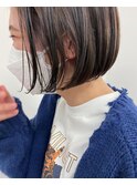 グレージュ　ボブ　ナチュラル　福岡　天神　今泉　薬院