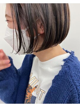 キー(kii) グレージュ ボブ ナチュラル 福岡 天神 今泉 薬院