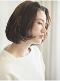 【THREEbyKEEP尾山台、木田】ワンレン ヴェールウェーブボブ