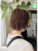 【benji蔵前】ボブ×スパイラルパーマ
