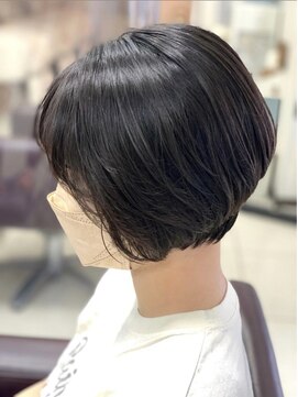 ヌクモリオーガニック(NUKUMORI organic) つやつや丸みショートボブ