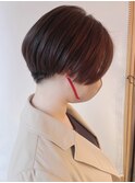 【morio原宿】前下がりハンサムショート 刈り上げショート