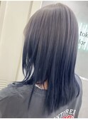 [杉本真奈美] グレー×ネイビー [町田駅]モードヘア/プリカール