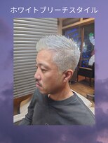 ラボーテイサミヘアーイースト(La.beaut'e ISAMI HAIR EAST) MEN’S HAIRハイライトマッシュパーマ〈理容室〉東浦和メンズ