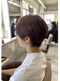 小顔補正立体カット