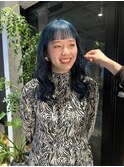 ネイビーブルー 1ブリーチ