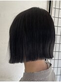 切りっぱなしボブ ミニボブ タッセルカット