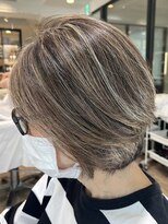 ジュイール(jouir)&nbsp;ミルクティーベージュダブルカラーケアブリーチハイライトカラー