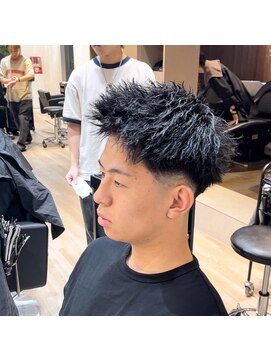 ルースト 渋谷店(ROOST) ジェットモヒカン×ツイストパーマ
