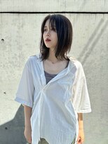 ロカ 表参道(loka)&nbsp;オリーブグレージュ/レイヤー[表参道/ブリーチ/ハイライト]Mai