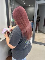 アム(am)&nbsp;ピンクカラー/ツヤ髪