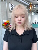 リル ラウム 原宿(LiL Raum)&nbsp;ホワイトミルクティーベージュカラー