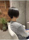 オトナの耳掛けショート