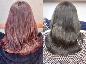 ソレイユ(soleil)の写真/【Aujua(オージュア)】貴方の髪質と季節やスタイル年齢の変化に合わせて厳選！《自分だけ》のケアが叶う♪