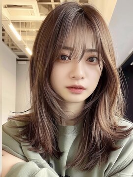 レヴ 草加店(LEV.) 美髪 似合わせカット  外ハネボブ 美髪 シースルーバング