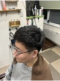 流れるアイロンパーマ