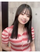 ピリオド 赤坂(Period.) ミディアムヘアーグレージュカラー髪質改善　赤坂見附
