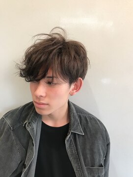 アクター(actor) スペインカール/ブルーブラック/スパイラルパーマ/メンズ