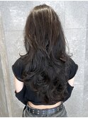 外国人風海外ロングハイレイヤーミディアムハッシュカットウルフ