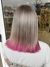 リラシー ヘアーアンドビューティー 龍ケ崎店(RELASY hair&beauty) 【ピンクベージュカラー】