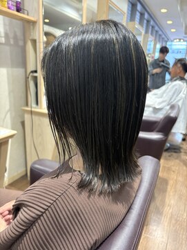 ヴィサージュジョイン(VISAGE join) ボブ×ハイライトカラー