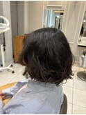 ニュアンスウェーブのボブヘア　(銀座)