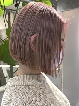 サンクマーケット 渋谷(cinq MARKET) 渋谷ブリーチカラーハイトーンカラーピンクアッシュベージュ韓国