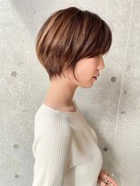 アッシュ 茗荷谷店(Ash)&nbsp;柔らかハイライトの大人丸みショート