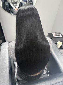 ブルーブラック×髪質改善トリートメント