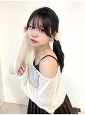 抜け感ダークグレージュ