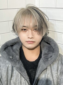クペウヘイヴン メンズ(cope'u HAVEN men's) ホワイト×ブラックポイントカラー