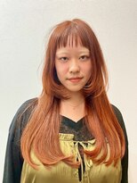 リットヘアープラス 方南町店(litto hair+)&nbsp;レイヤーとオレンジカラーで夏スタイル