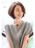 【３０代４０代】大人女性のナチュラルボブ