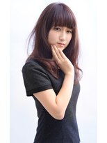 イソラブル(ISOLA-blu)&nbsp;重めワイドバング×ニュアンスパーマ