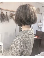 ヘアーアンドアトリエ マール(Hair&Atelier Marl)&nbsp;【Marl】フォギーアッシュカラーのふんわりボブ♪