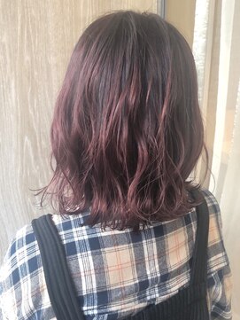 トリート 妙典店(TREAT) ピンクバレイヤージュ×波巻き_TREAT妙典