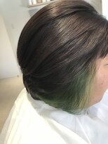 エール(Aile)&nbsp;エアリーミディ、ショートパーマ、黒髪カタログ