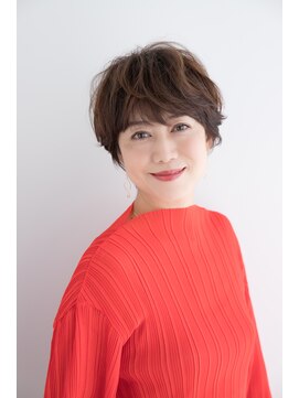 ラフ フロム ガーデン(Laf from GARDEN) 加藤貴大30代40代人気イルミナカラーでハイライトショートヘア