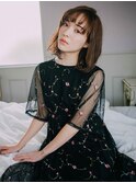 大人可愛いゆるっとボブ