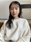 リラックス感のあるロングスタイル