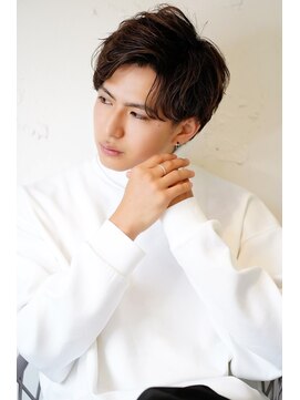 ロミーオム 本厚木(ROMMY. Homme) マッシュショートアップバング