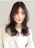 20代30代40代 大人かわいい無造作レイヤーロング
