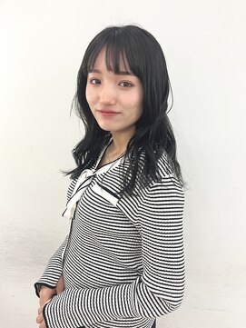 エンドリンク(endlink) 黒髪×顔まわりレイヤーロング