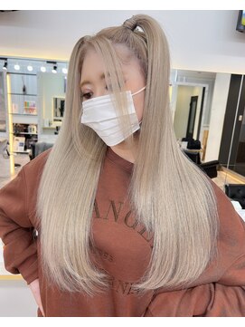 ラピス 千葉(Lapis) ホワイティアッシュベージュ×シールエクステ